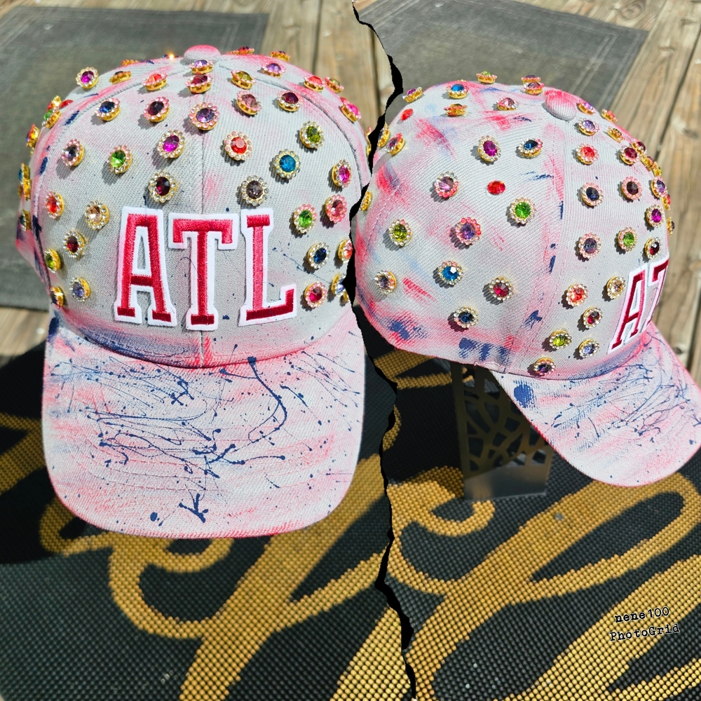 Colorful Studded ATL Cap